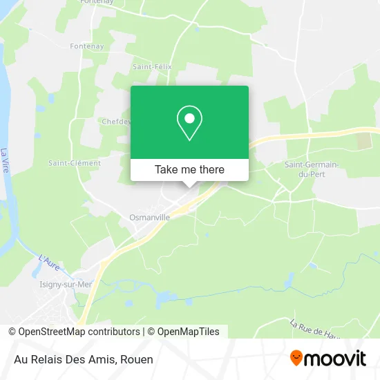 Au Relais Des Amis map
