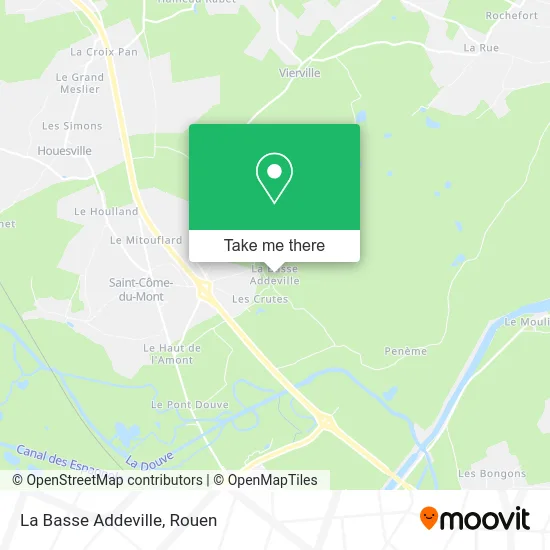 La Basse Addeville map