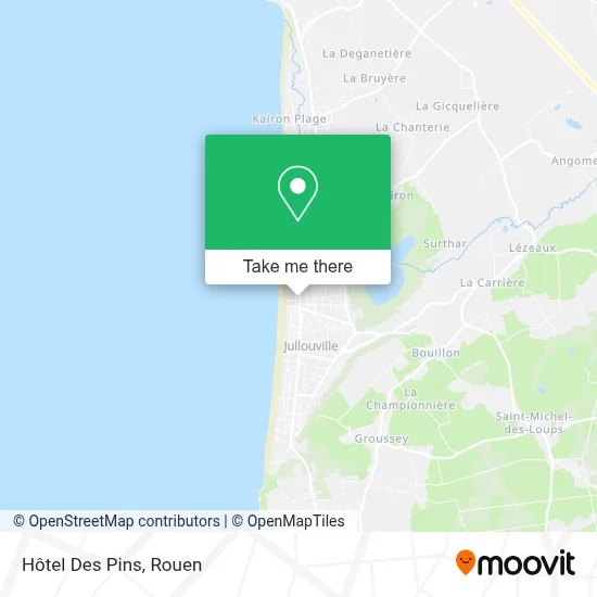 Hôtel Des Pins map