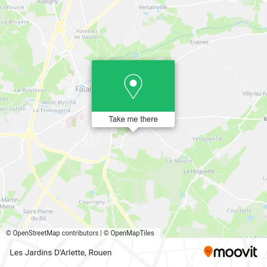 Les Jardins D'Arlette map