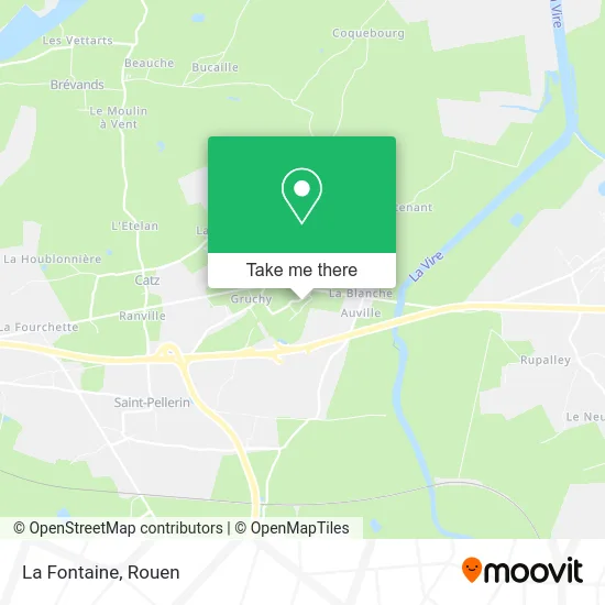 La Fontaine map