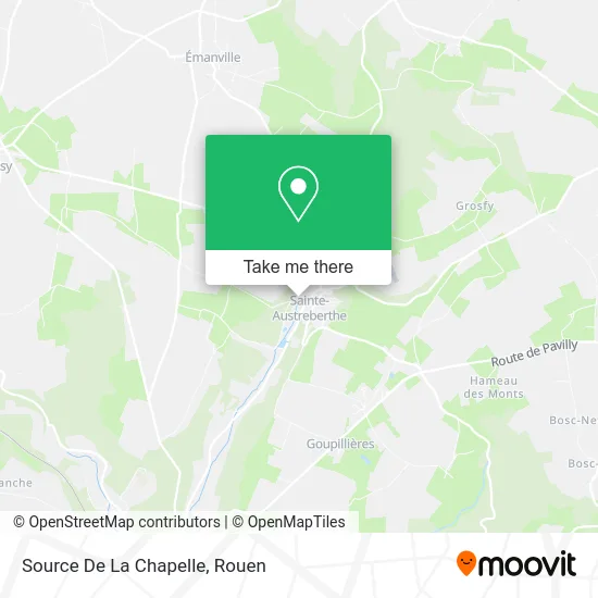 Source De La Chapelle map
