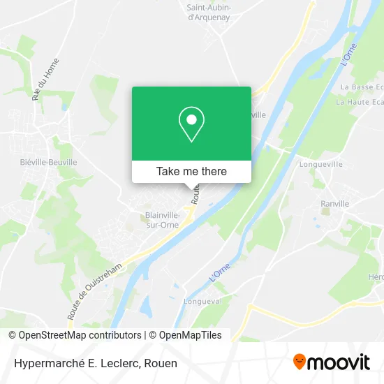 Hypermarché E. Leclerc map