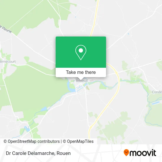 Dr Carole Delamarche map