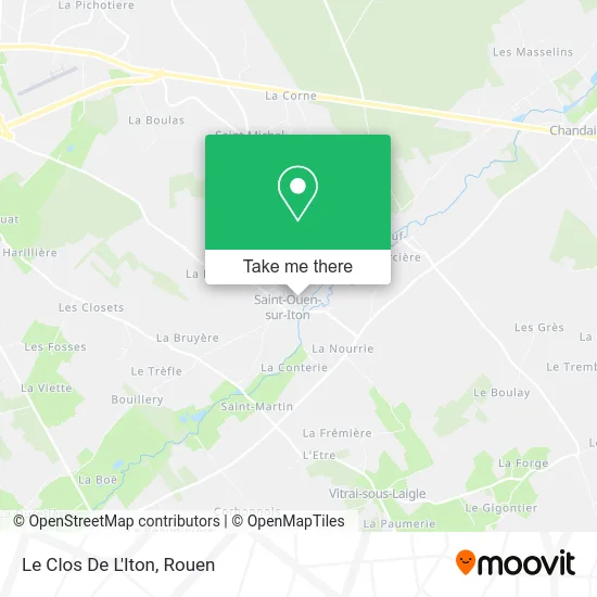 Le Clos De L'Iton map