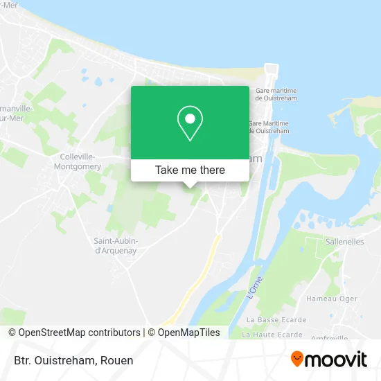 Btr. Ouistreham map