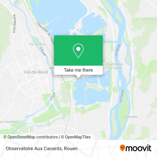 Observatoire Aux Canards map