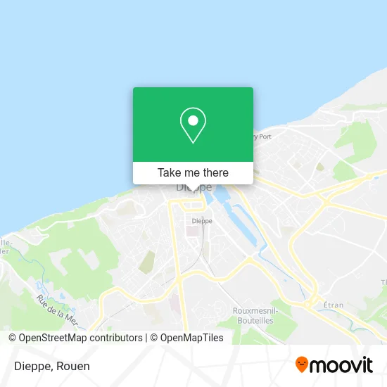 Dieppe map
