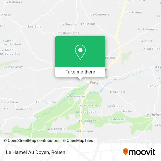 Le Hamel Au Doyen map