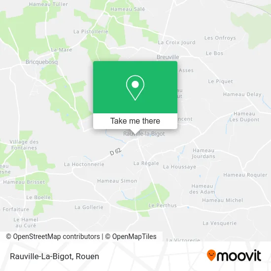 Rauville-La-Bigot map