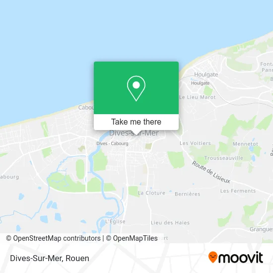Dives-Sur-Mer map
