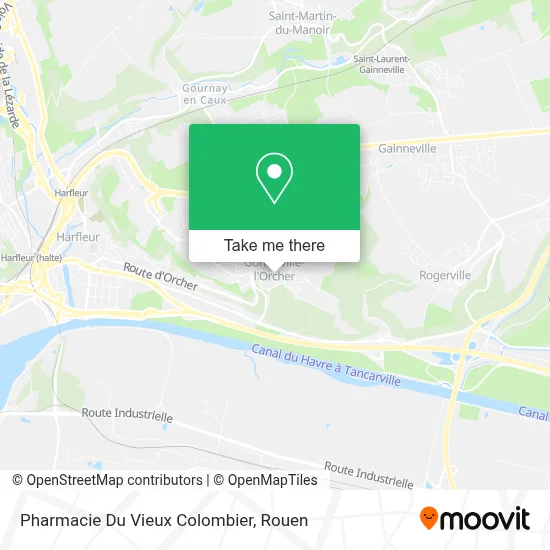 Pharmacie Du Vieux Colombier map