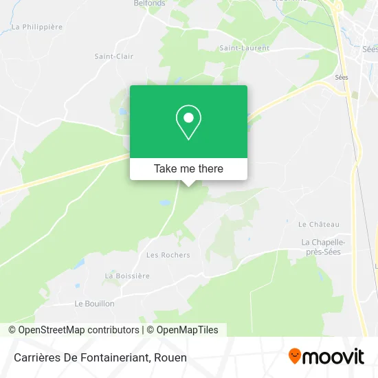 Carrières De Fontaineriant map