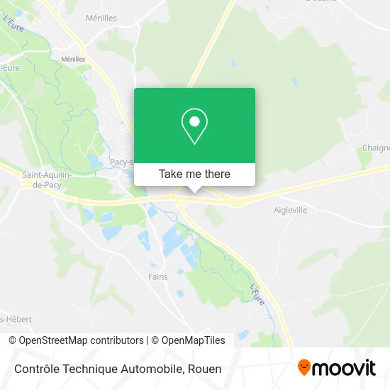 Contrôle Technique Automobile map