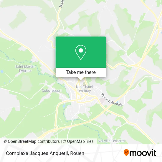 Complexe Jacques Anquetil map