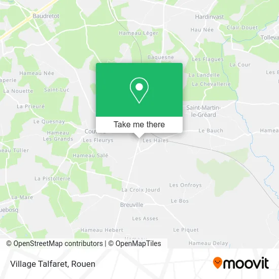 Village Talfaret map