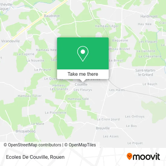 Ecoles De Couville map