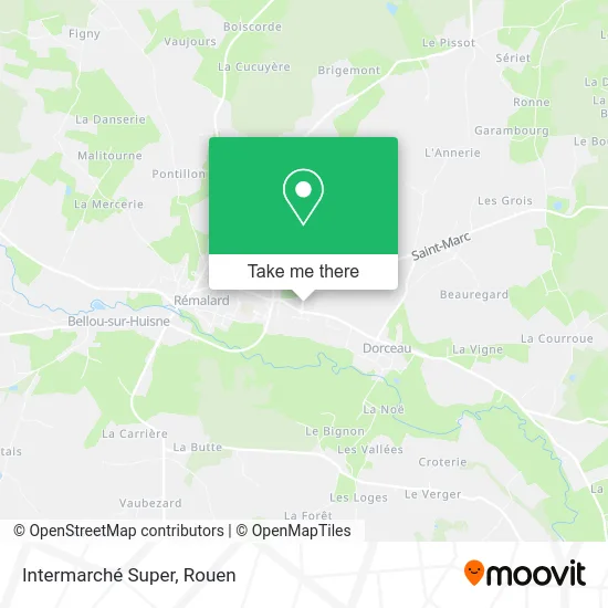 Intermarché Super map