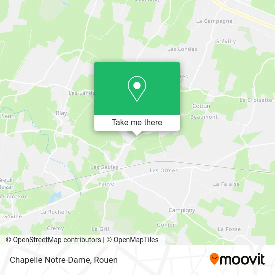 Chapelle Notre-Dame map