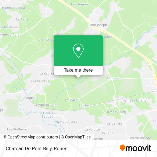 Château De Pont Rilly map