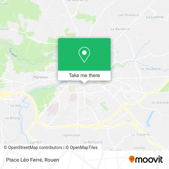 Place Léo Ferré map