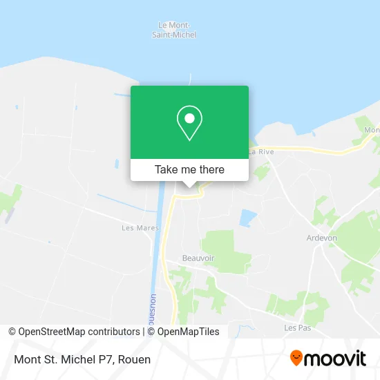 Mont St. Michel P7 map