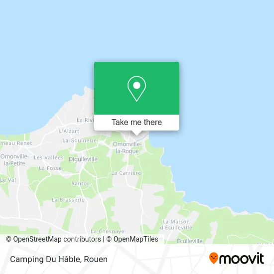 Camping Du Hâble map