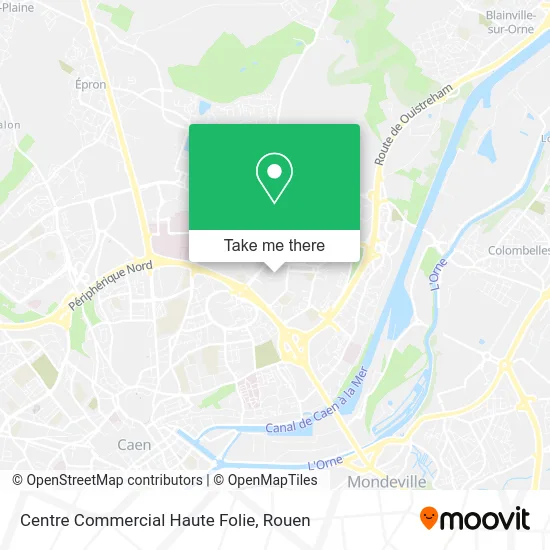 Centre Commercial Haute Folie map