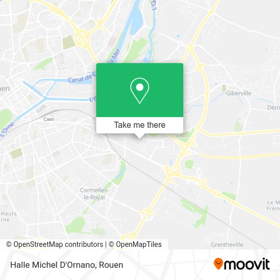 Halle Michel D'Ornano map