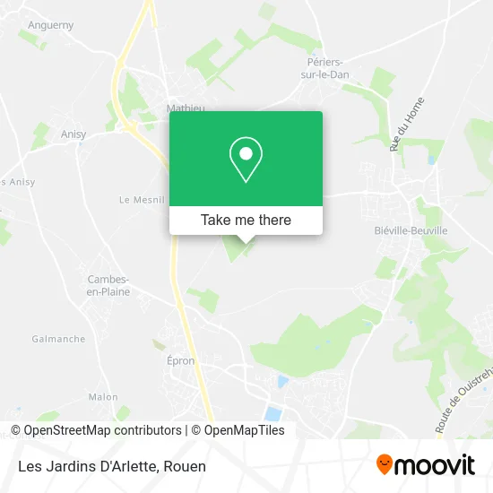 Les Jardins D'Arlette map