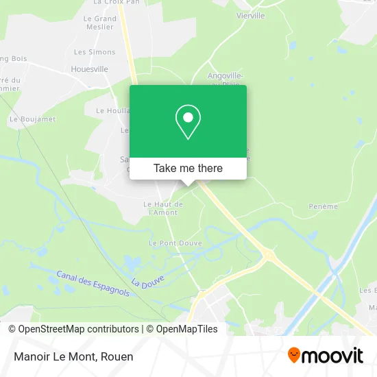 Manoir Le Mont map