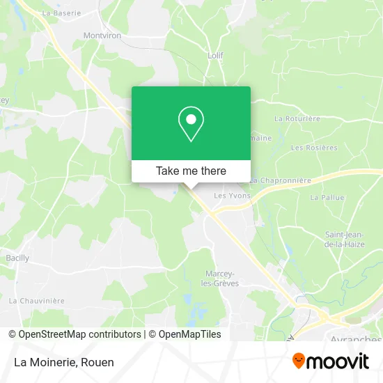 La Moinerie map