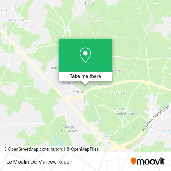 Le Moulin De Marcey map