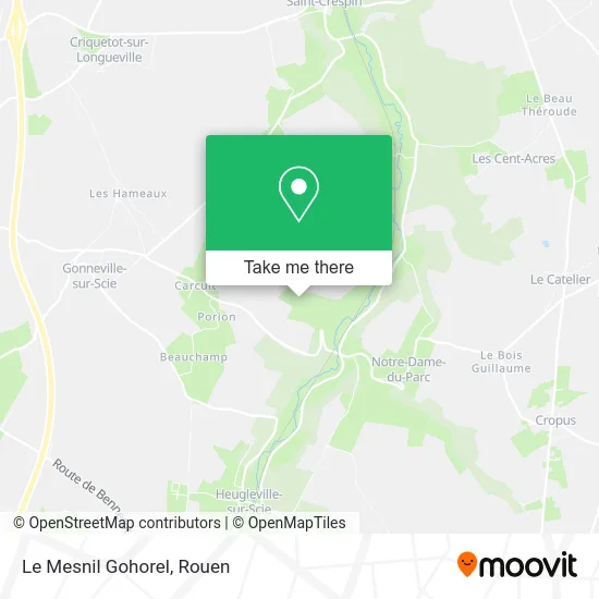 Le Mesnil Gohorel map