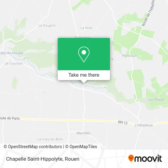 Chapelle Saint-Hippolyte map