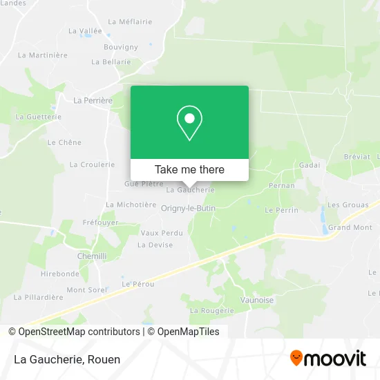 La Gaucherie map