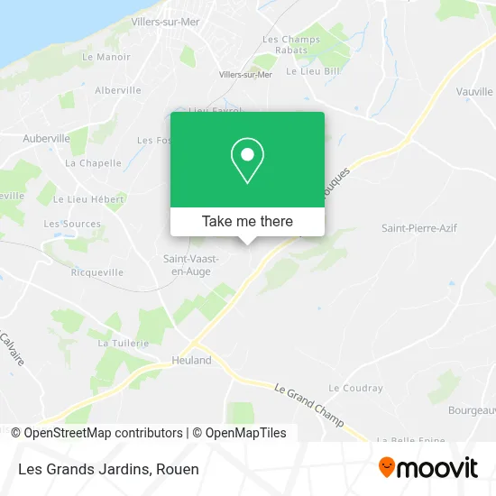 Les Grands Jardins map