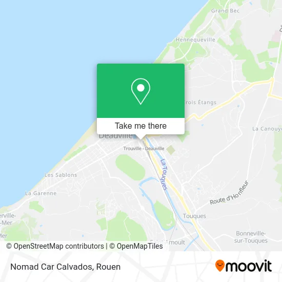 Nomad Car Calvados map