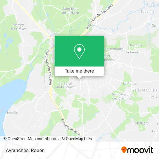 Avranches map