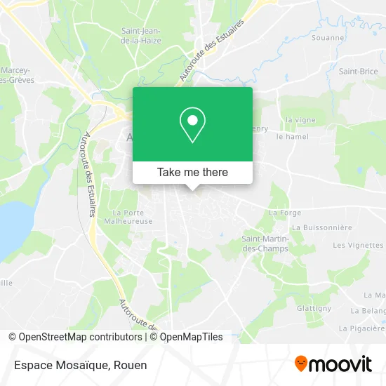 Espace Mosaïque map