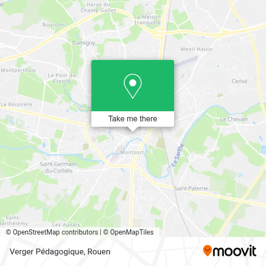 Verger Pédagogique map