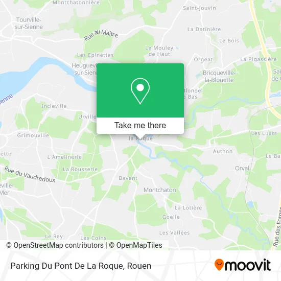 Parking Du Pont De La Roque map