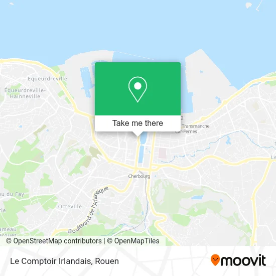 Le Comptoir Irlandais map