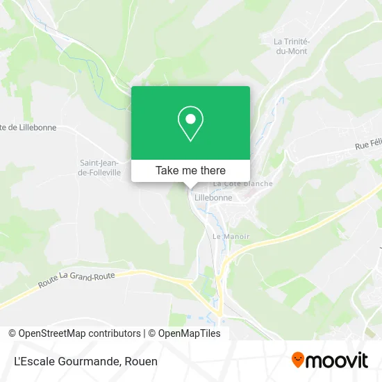 L'Escale Gourmande map