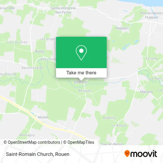 Église Saint-Romain map