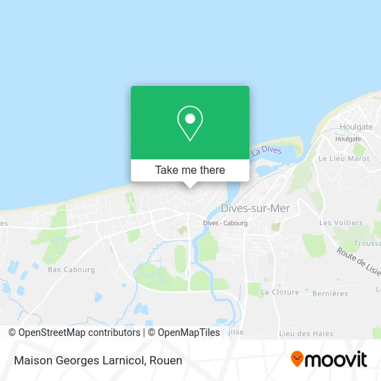 Maison Georges Larnicol map