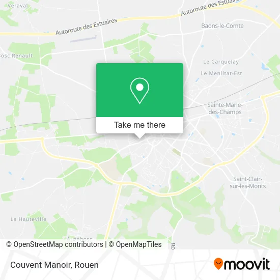 Couvent Manoir map