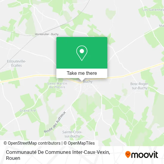 Communauté De Communes Inter-Caux-Vexin map