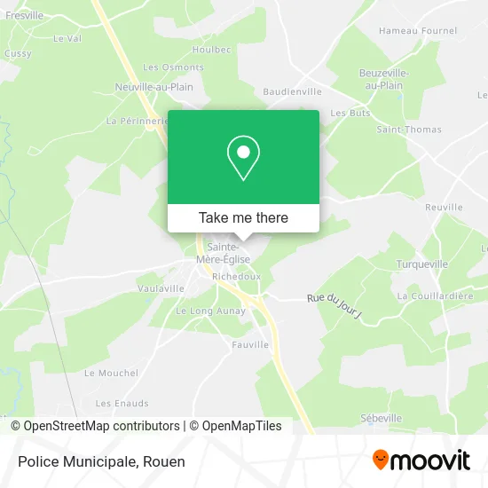 Police Municipale map