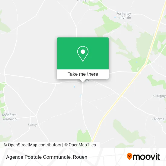 Agence Postale Communale map